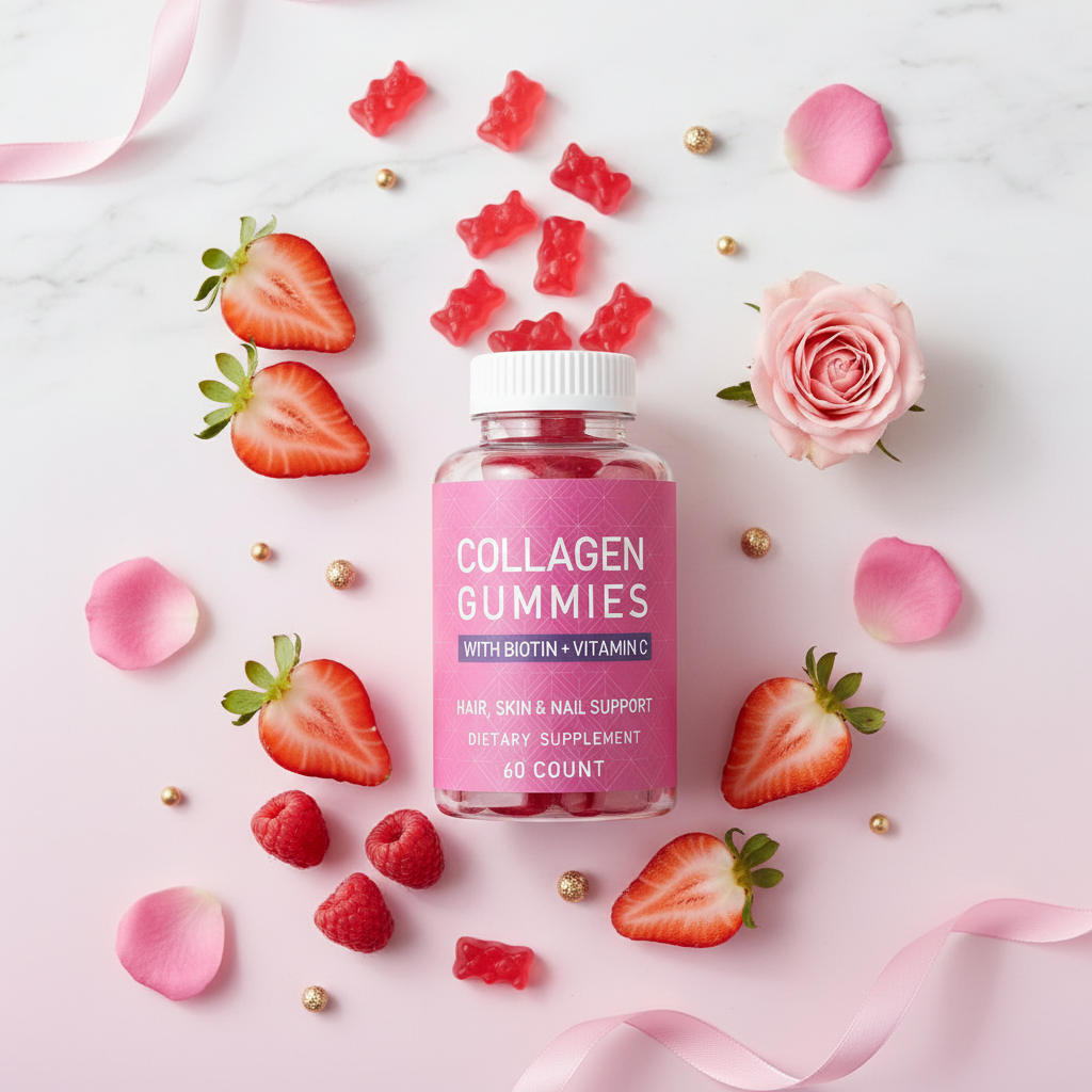 Nuvora Collagen Flat Lay